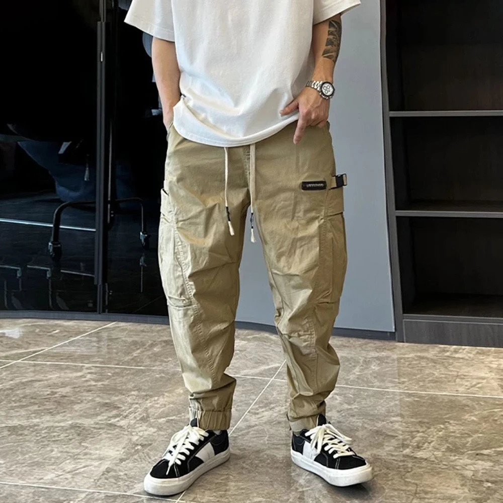 Autumn American High Street Fashion Retro Loose Harem Pants Mens Trendy Leggings Loose And Versatile Wide-Leg Casual Pants 250708