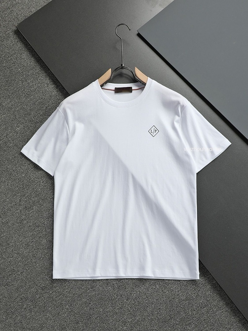 Mens T Shirts Summer Cotton Round Neck Casual loropianashirt Short Sleeve T-shirt L1289