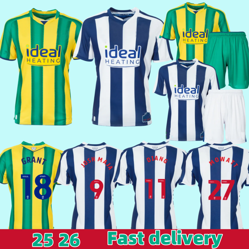 2025 2026 West Bromwich SOCCER JERSEY home away special 125-Year Anniversary 25 26 JOSH FELLOWS GRANT JOHNSTON men kids kit