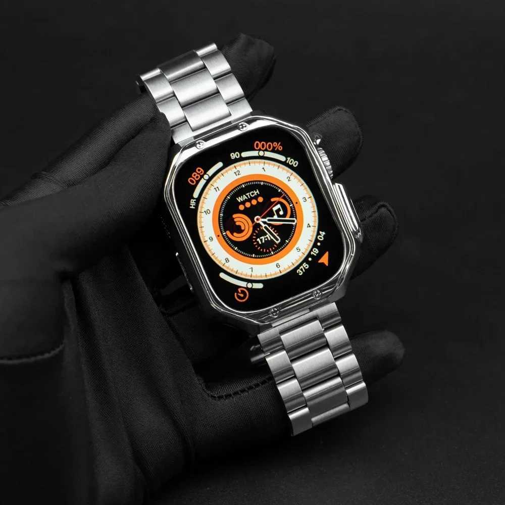 Stainless Steel Strap for Watch Band 46mm 49mm 40/44mm 42mm 41mm/45mm Metal Bracelet iWatch Series 10 9 8 7 SE 6 5 4 Y250714