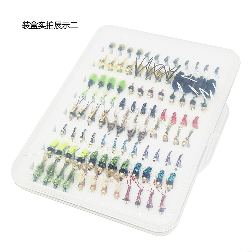Ultra-thin transparent fly fishing bait box made of plastic PP with EVA inner lining. Fishing fly hook box accessory 240603
