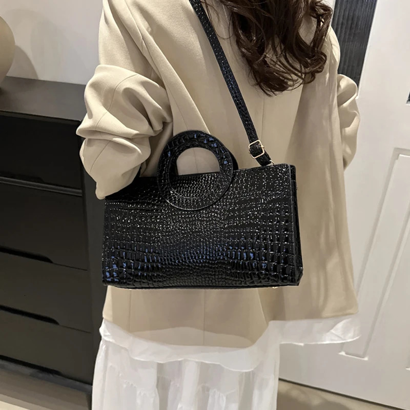 Womens Pattern PU Leather Handbags Green Square Bag Fashion Shoulder Messenger Bags Female Clutches 250704