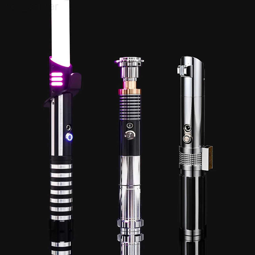 Disney Luke RGB Metal Lightsaber Laser Sword Sabre De Luz Kpop Lightstick Flashing Rave Toys Espada Brinquedos Juguetes Zabawki W20250714