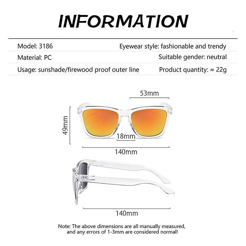Retro Transparent Sunglasses for Men Driving Sunglasses Outdoor Sports Women Fashion Sunglasses Clear Frame Eyewear UV400 Eyeglasses XJ250714 - view 4
