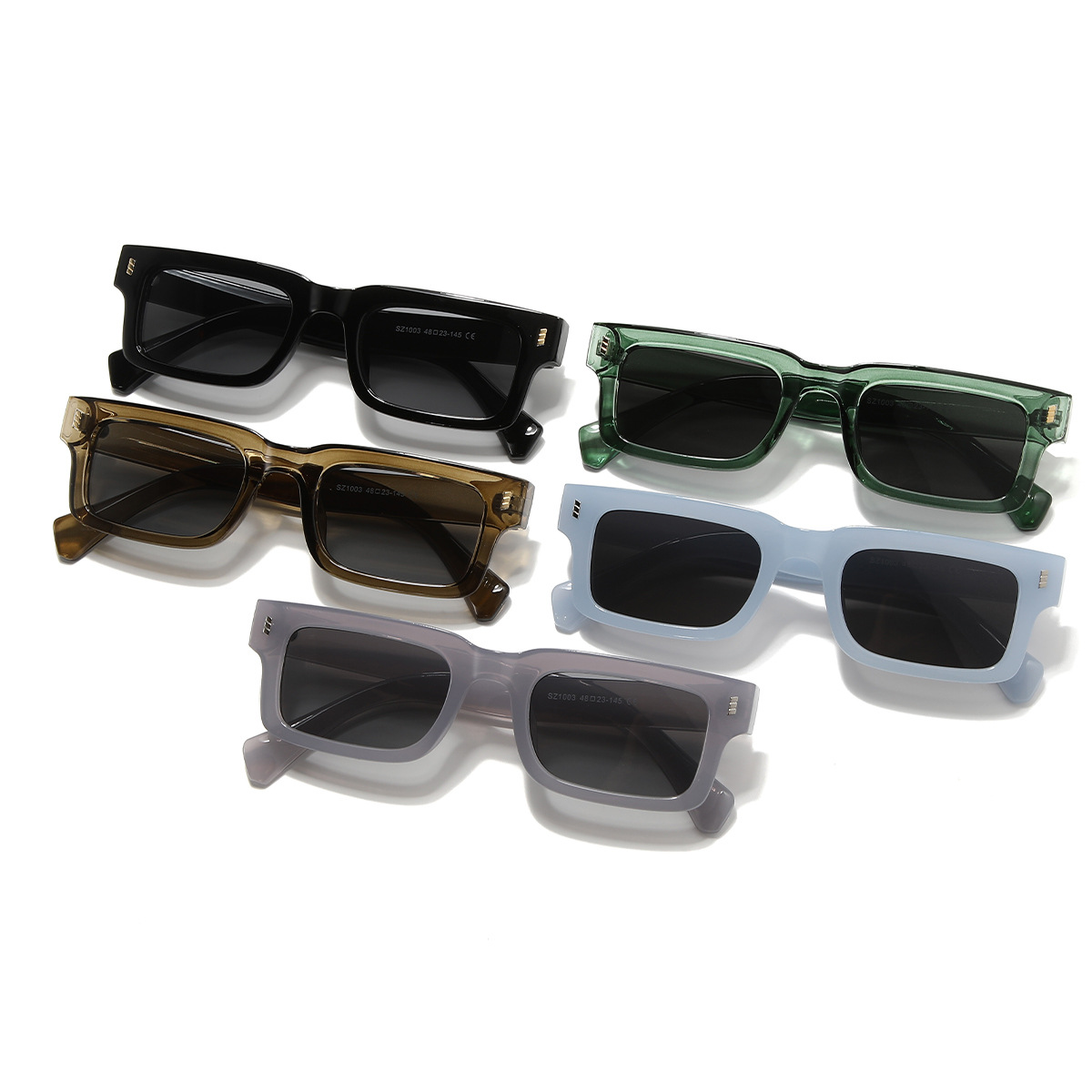 Designer Sunglasses For Women Men Fashion Sunglasses Luxury Polarized Lens Goggle Pilot PC Frame Oversized UV400 Eyewear Luxury Style Sunglasses DU109