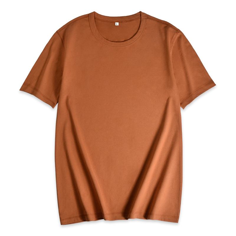 Kechao brand heavy cotton T-shirt heavy original cotton short-sleeved T-shirt summer high quality loose round neck shirt men's solid color clothe