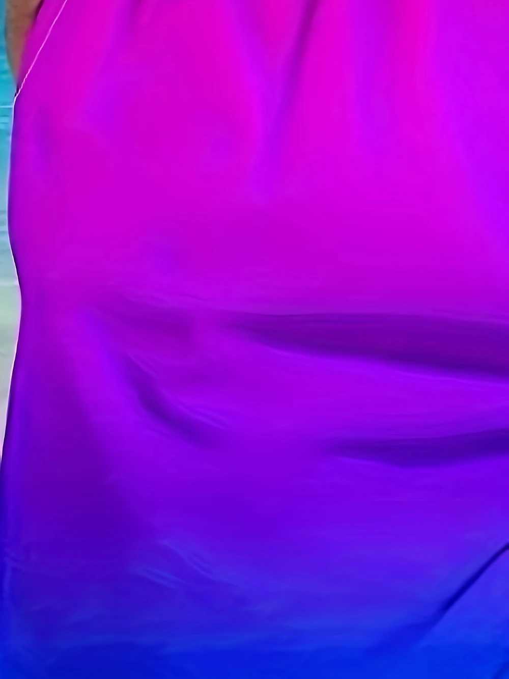 Summer New Mens Gradual Change Of Color Shorts Drawstring Belt Beach Vacation Shorts With Pockets Outdoor Fitness Casual Wear XJ250714