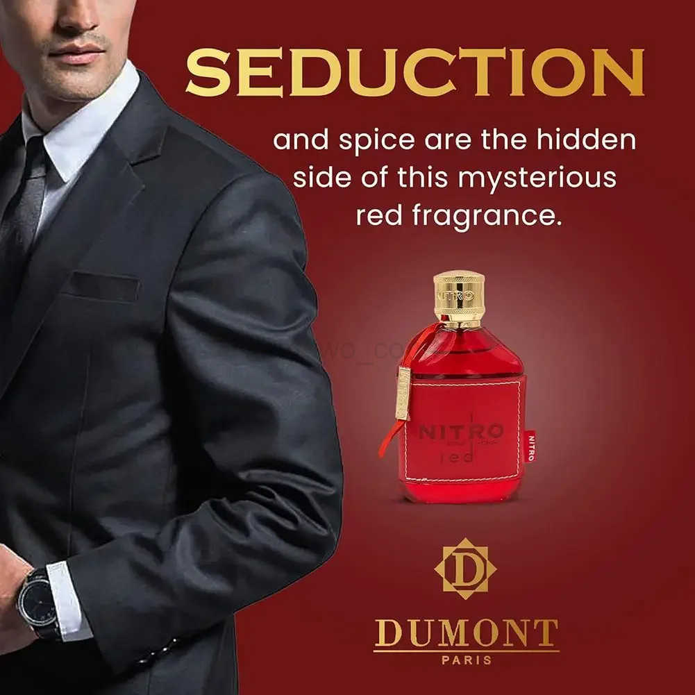 Nitro Red Dumont MEN Fragrance Middle Eastern Arabic Perfume Mens Perfume Womens Perfume Long-lasting 100ml M250714