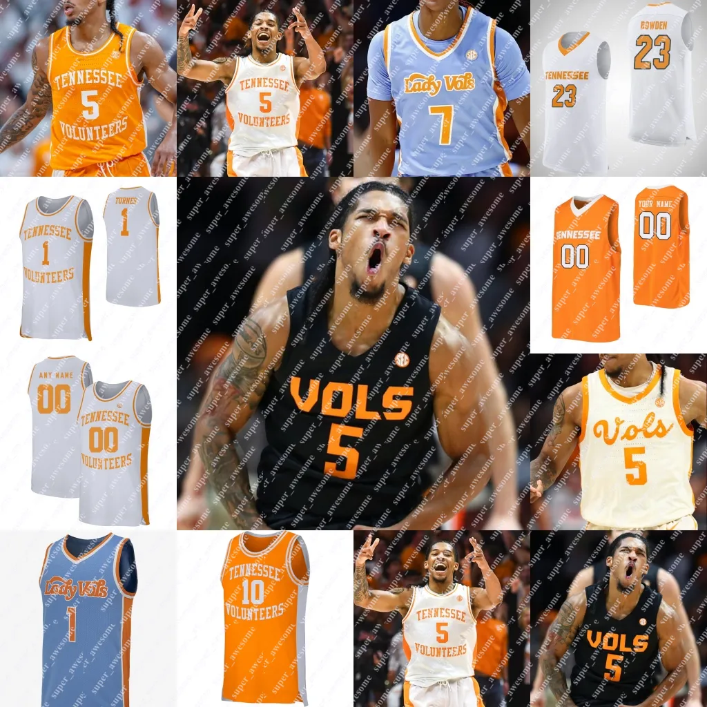 Tennessee Volunteers Basketball Jersey Dalton Knecht Chaz Lanier Igor Milicic Jr Zakai Zeigler Felix Okpara Cade Phillips Jahmai Mashack Bishop Boswell Yves Ponsu