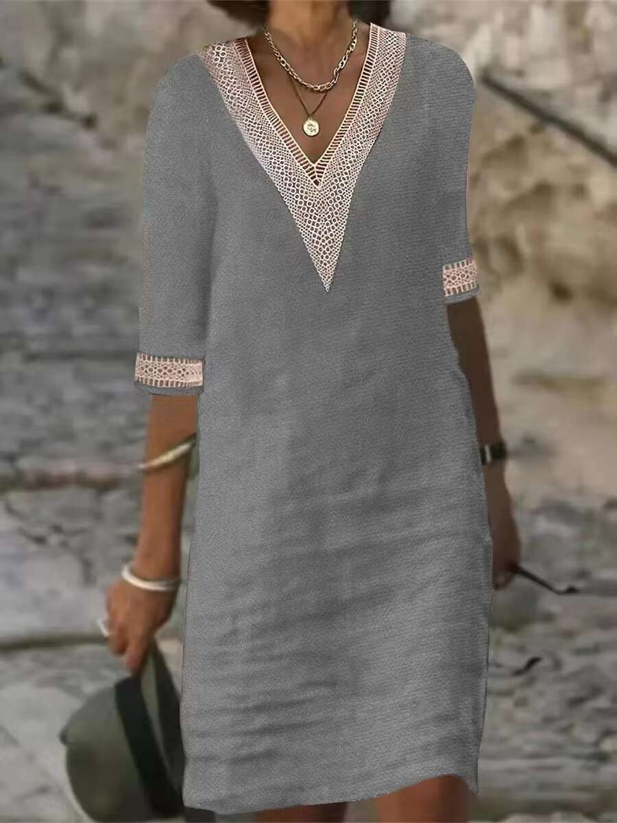 Casual Fashion Clothes Elegant Cotton Linen for Summer Dress Women Clothing Vintage Streetwear Ethnic Style Y2k dongdumaoyi