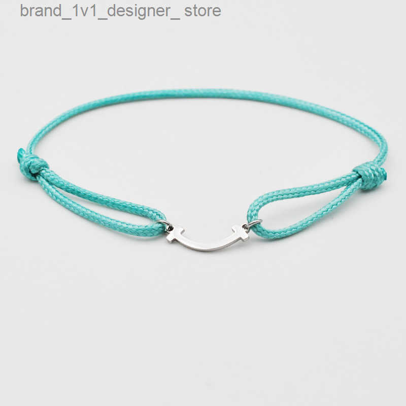 Champion Salsa Style Handwoven Couple Smiley Face Bracelet Fashion Adjustable Rope Jewelry S250714