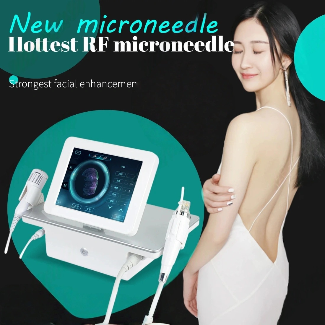2025 New RF Microneedle Hine Stretch Mark Remover Fractional Beauty Salon Skin Tight Face Lift Suitable for home and beauty salon
