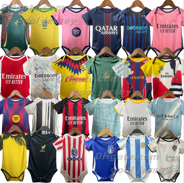 Baby Jerseys 25 26 Home Away italy Clothes AC Mexico HAVERTZ GABRIEL Portugal NKETIAH KIWIOR TOMIYASU G.JESUS J.TIMBER Argentina kids BB baby Football kit Shirts