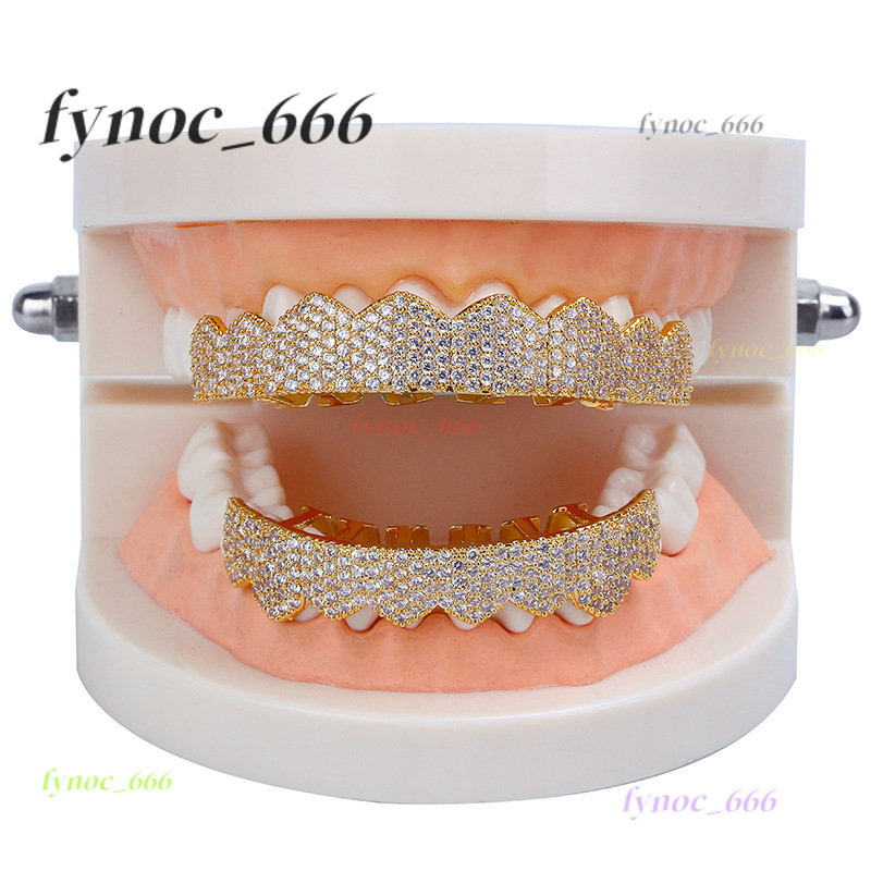 Body Jewelry Teeth Braces Dental Morganite Gold Plated Diamond Drill Grillz Teeth Moissanite Tooth Grillz