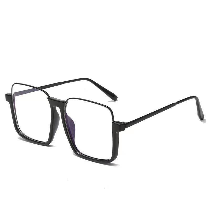 Designer Luxury Glasses, High-end Women's Half-frame Blush Sunglasses, Large-frame Fashionable Glasses, Street Style UV Protection Sunglasses, Tr