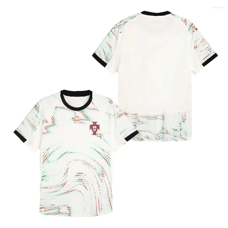 Men's T Shirts Portugal National Team T-Shirt Away Jersey Simple Casual 3D Printed Pattern Breathable Quick-Drying Comfortable Summer Top