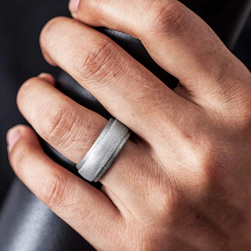8pcs/set 8mm Sports Rings Hypoallergenic Flexible Mens Wedding Rubber Bands Silicone Finger Ring For Men 7-14 Size 250708