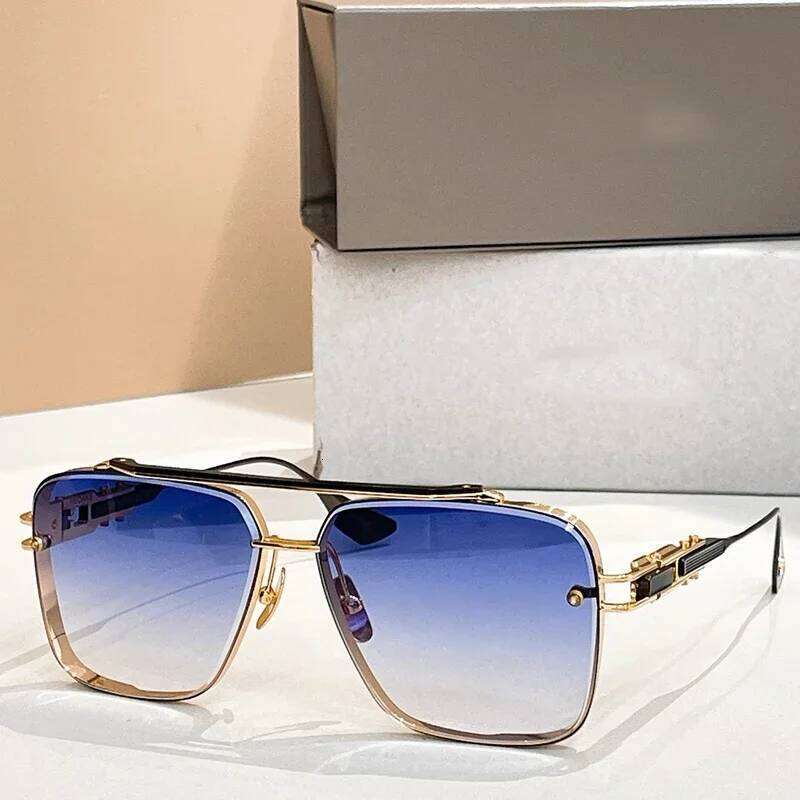 280 High Quality Oval Gradient Uv400 Sunglasses Men and Women Alloy Fashion Designer Brand Outdoor Classical Eyeglasses