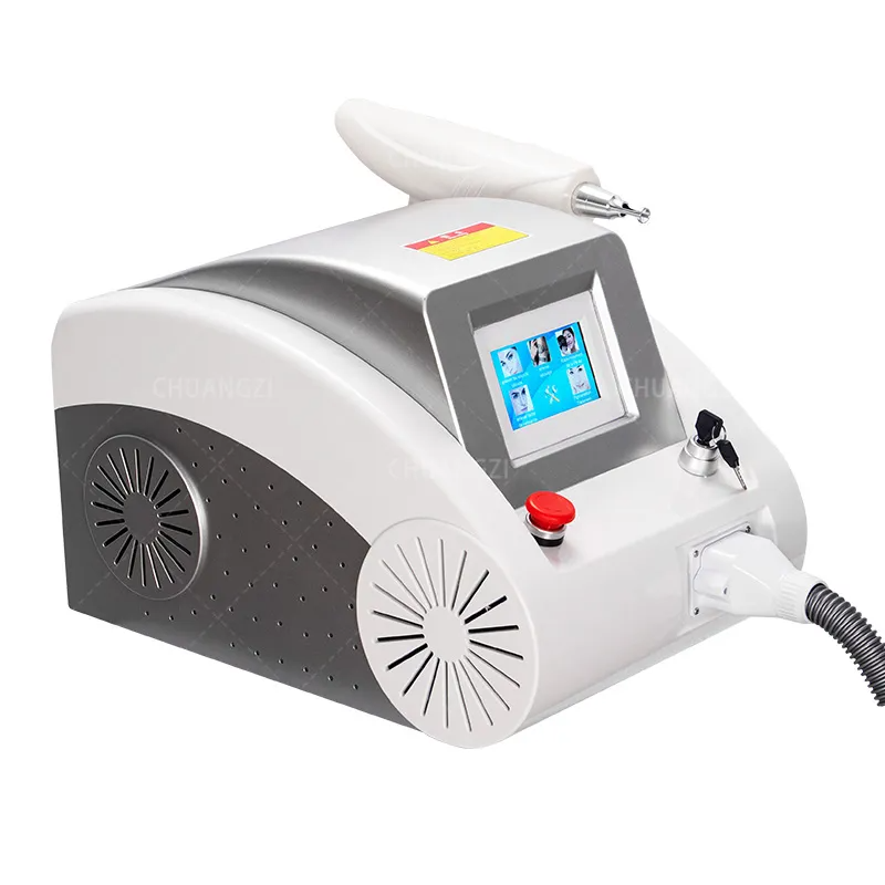 Professional Picosecond Laser Machine 1064nm 532nm 755nm Nd Yag Q Switch For Tattoo Removal And Eyebrow Removal Carbon Peeling