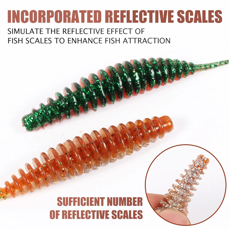 2023 Supercontinent worm bait soft Tanta Fishy smell fishing lures Pesca carp bass lure Isca artificial PVA 250708