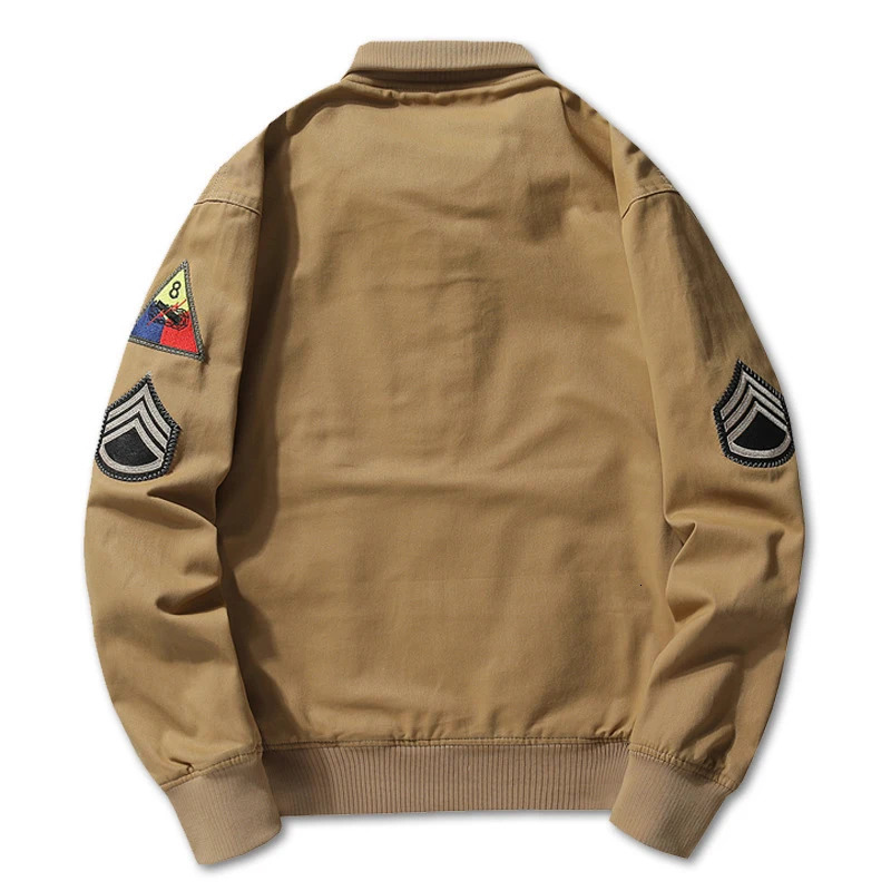 Autumn Mens Bomber Jacket Casual Male Outdoor Windbreaker Baseball Coats Fashion Retro Men Cotton Ma-1 Pilot Jackets Clothing 250708