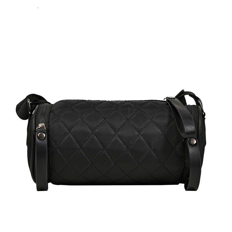 Quilted Elegant Simple Fresh And Stylish Single Shoulder Crossbody Spring Summer Cylinder Bag Fashion B5 h7