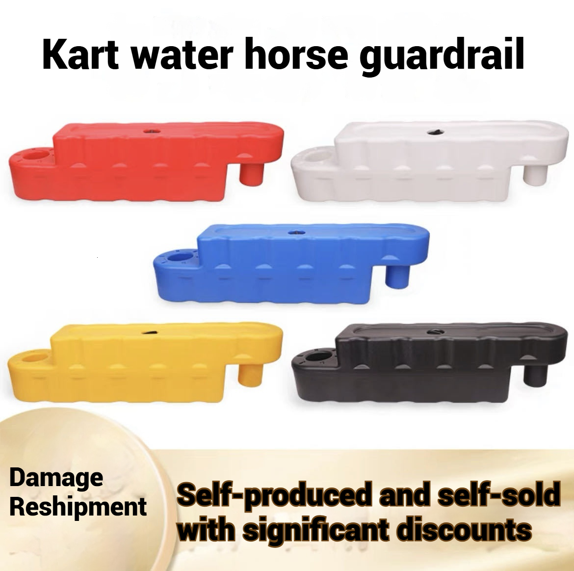 Track Water Horse Kart Boat Anti-Collision Plastic Barrier Dock Platform Construction Floating Tube Large Quantity Good Price