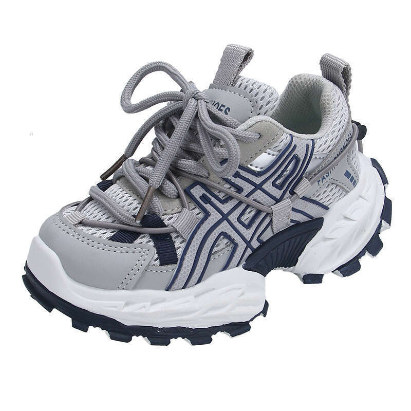 2025 Autumn New Korean Style Children's Breathable Running Girls' Fashion Dad Boys' Sports Shoes Trendy