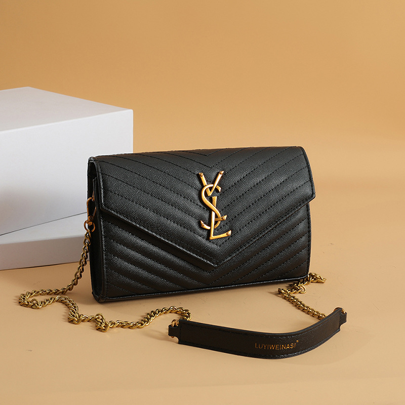 Designer Bag Women's Envelope Square Bag 2025 New Top Handle Shoulder Purse Chain Crossbody Versatile Handbag Free Shipping
