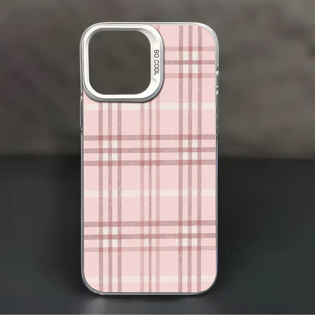 Pink Plaid Pattern Fabricpattern phone case for iPhone 16/16 Pro/16 Plus/16 Pro Max 15/14/13/12/11/x/xs/xr/xs max,Members Day