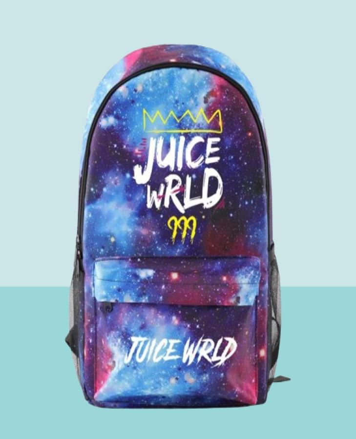 Backpack Juice WRLD Rappers Student 3D Printed Sky Star Men Women Waterproof Oxford Boys Girls Schoolbag8065710