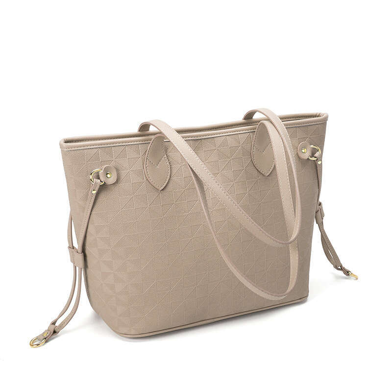 Lacel Urwebin Tote Mother-Daughter Set for Women Fashionable Capacity Two-Piece Handbag Emed Commuter Shoulder Bags Underarm Large Bag