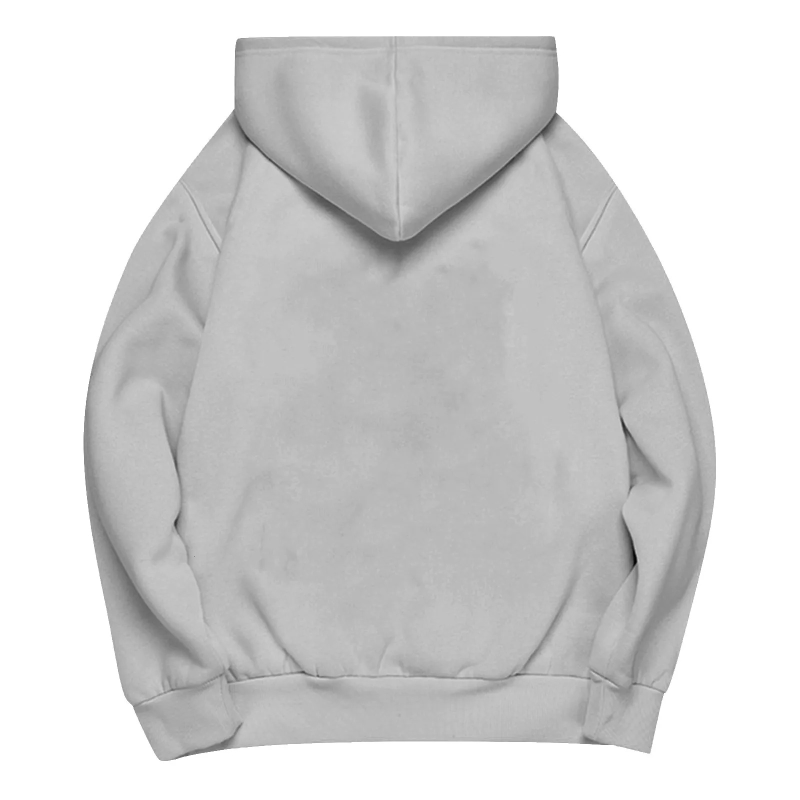 2024 Womens Long Sleeve Oversized Autumn Drop Shoulder Sleeves Hooded Plush Solid Loose Casual Sweatshirt 250707