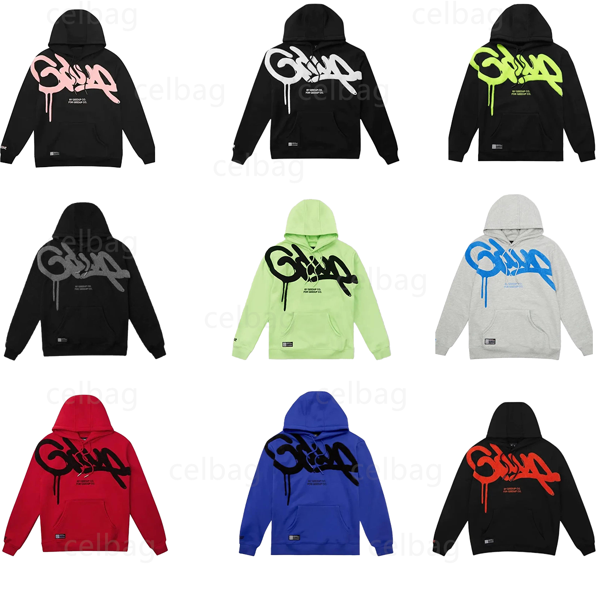 Designer hoodie geedup men new letter printed American hoodie mens and womens autumn and winter casual loose sports hoodie size s-2xl