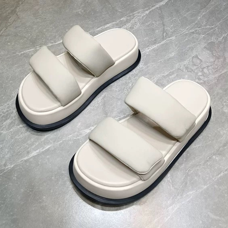 (Fancy Quality) Fashion Women's Slippers Sandals Thick Soled Slides Gift for Women