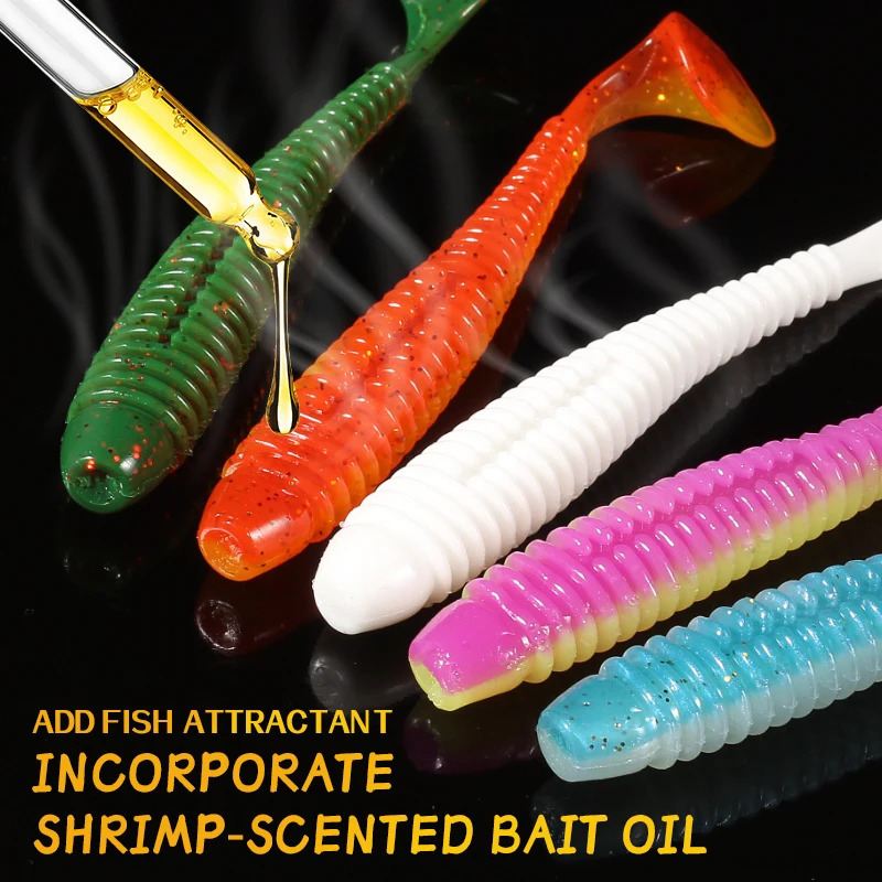Supercontinent Impact Ring Shad Fishing Lure Soft 6m 80mm 97mm Plastics Baits Swimbait Jigging Artificial 250708