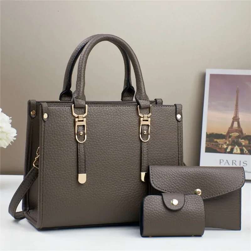 Designer 3 Piece Set Womens Handbags new High Quality Top Layer Leather Shoulder Bag for Women Shopping Tote Bags