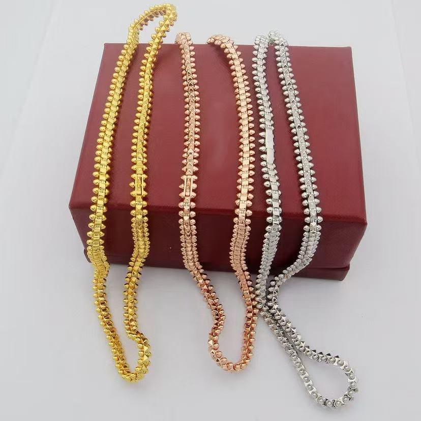 Pendant Necklaces clash designer for women men necklace top quality gold silver rose gold plated stainless steel luxury jewelry designers