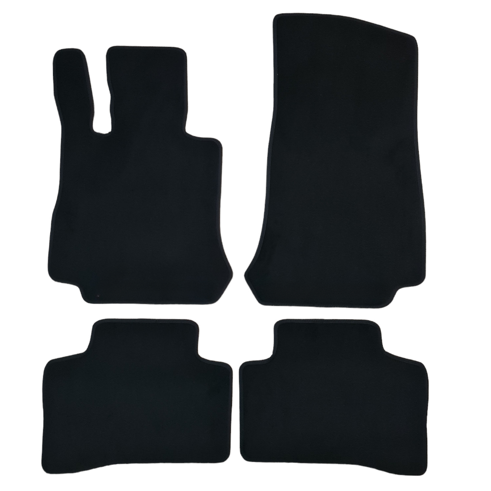 Velour Car Floor Mats For Mercedes GLC X253 Auto Liners Waterproof Black Carpet