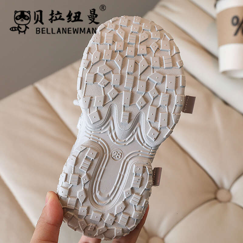 Boys' Mesh Lightweight Sneakers 2024 Autumn New Korean Style Girls' Fashion Pineapple Sole Dad Running Shoes