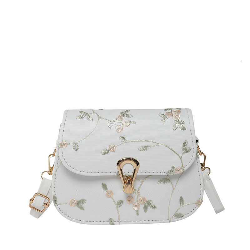 Luxury Bag Designer Bag Bag Women's Bag 2025 New Simple Fashion Embroidered Single Shoulder Crossbody Bag High-end Lock Buckle Saddle Bag