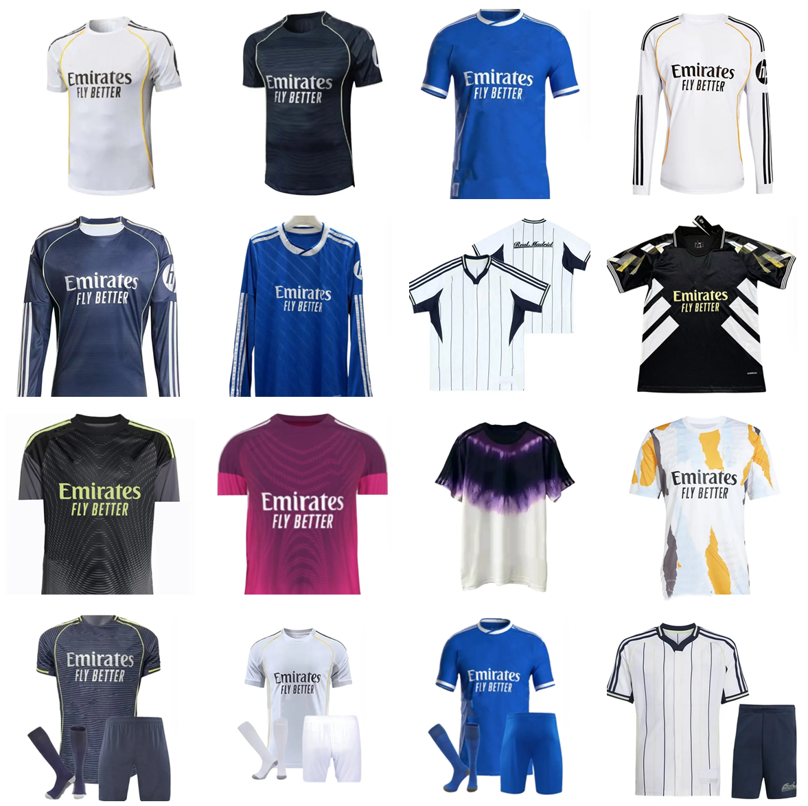 25 26 MBAPPE camiseta reals madrids soccer jersey BELLINGHAM maillot long sleeve chandal real madridsoccer MODRIC VINI JR CAMAVINGA T -Shirt HUIJSEN RODRYGO kids kit
