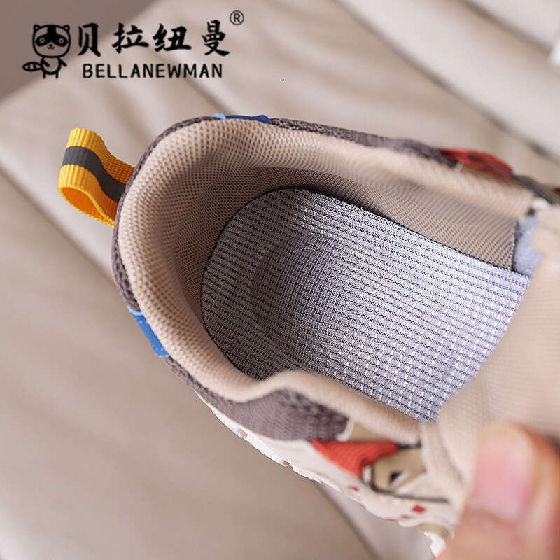 Girls' Fashion Dad Shoes 2025 Spring and Autumn New Korean Style Boys' Mesh Breathable Rotating Buckle Sneakers