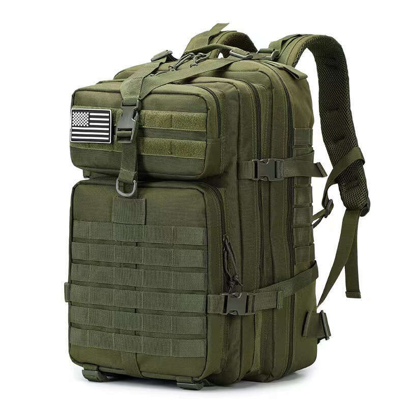 Outdoor tactical men's backpack large capacity camouflage outdoor camping waterproof sports mountaineering backpack multifunctional