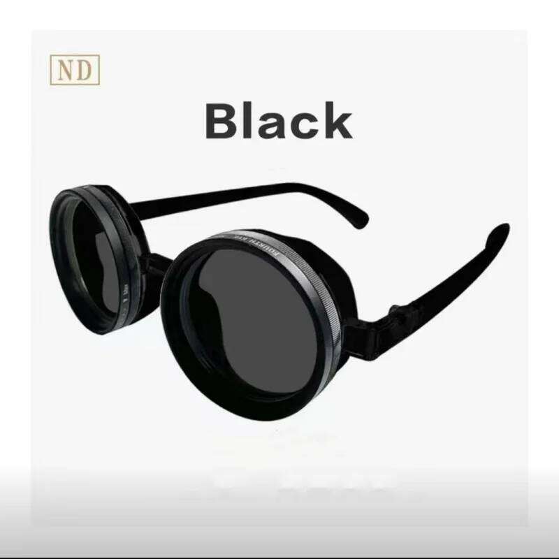 ND pure hand-made 9 adjustable dimmer UV400 UV fishing photography fashion sunglasses for men and women