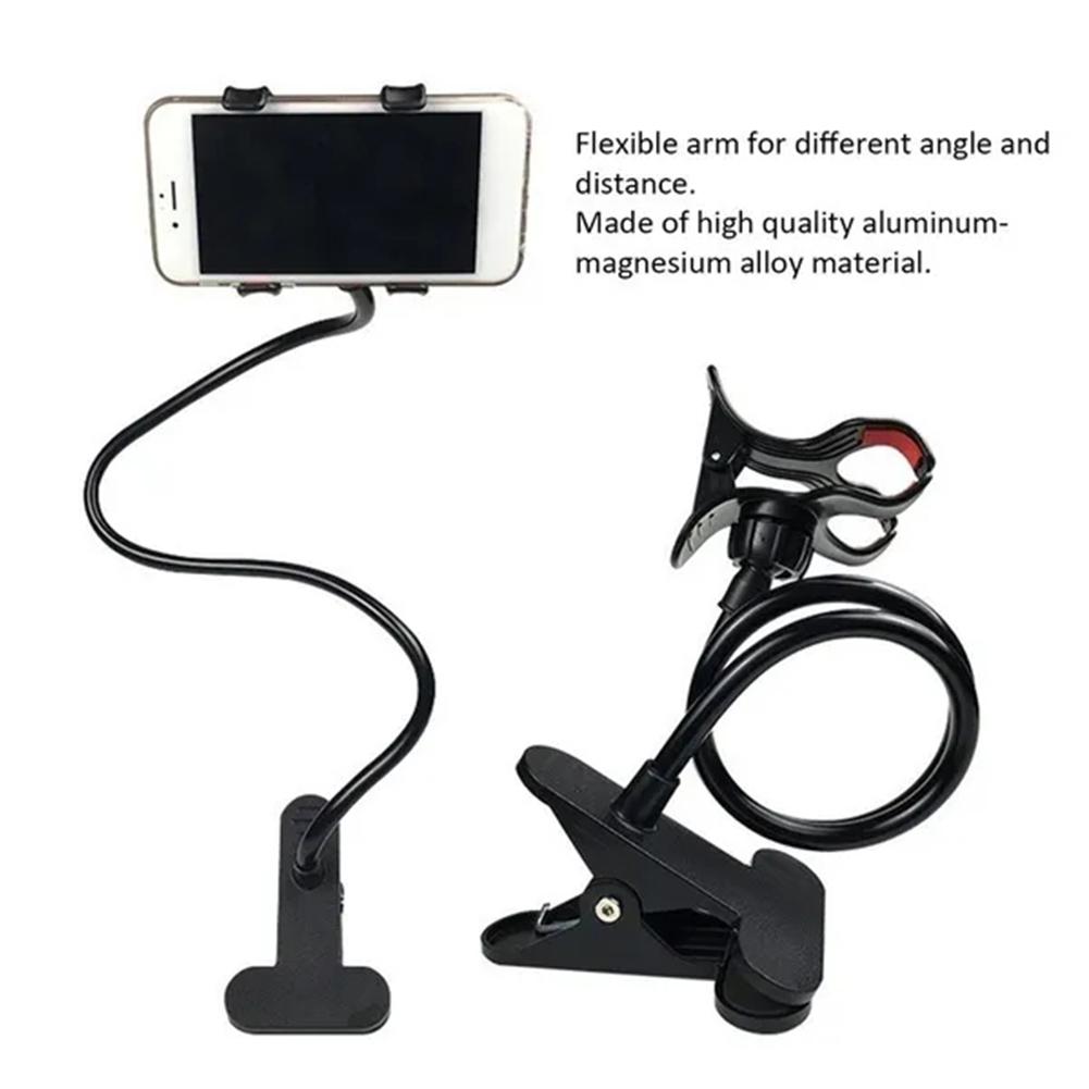 360 Universal Lazy Bracket Mobile Phone Holder Portable Flexible Bed Desktop Bracket Smartphones Table Clip Stand Base Support - view 6