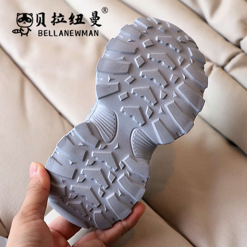 Boys' Rotating Button Lightweight Fashion Sneakers 2025 Spring Autumn New Korean Style Girls' Internet Celebrity Running Shoes Big Kids