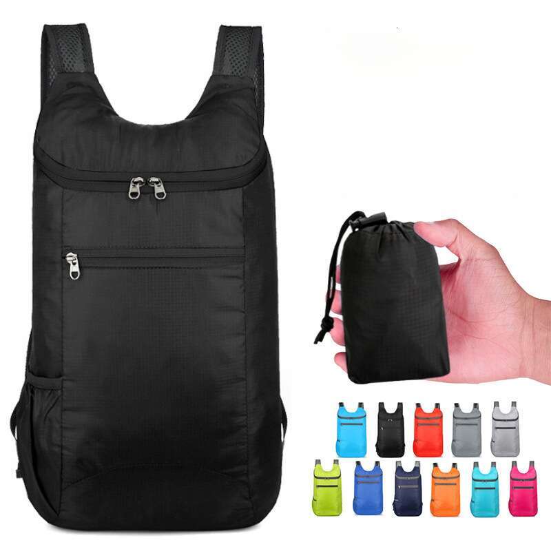 Outdoor folding bag multifunctional large capacity cycling sports travel portable Oxford cloth backpack ultra light