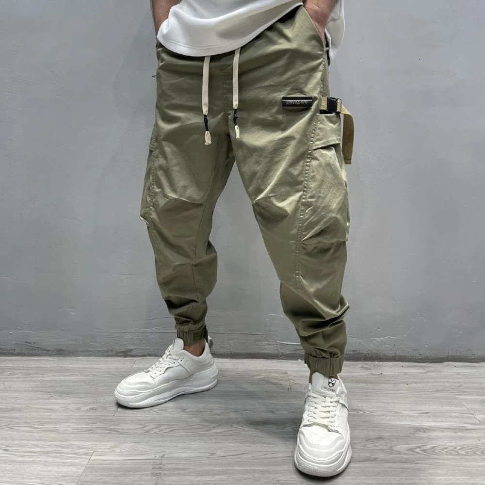 Autumn American High Street Fashion Retro Loose Harem Pants Mens Trendy Leggings Loose And Versatile Wide-Leg Casual Pants 250708