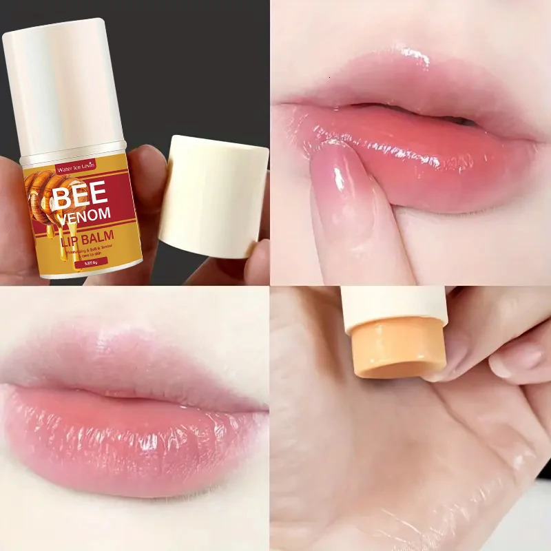 Bee Venom Lip Balm Hydrating Translucent and Glossy Soft and Light Instantly Hydrating Smooth and Easy to Absorb Cares for Lips Softer 250712